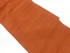 リサイクル　手織り紬無地名古屋帯